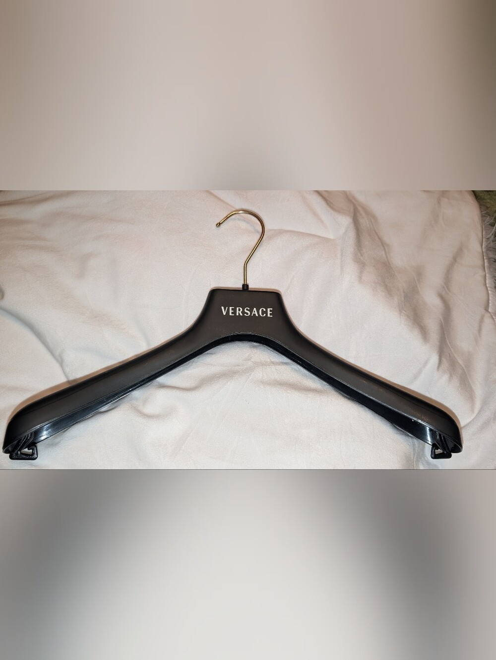 Versace Clothing Hanger Plastic 15" Black NWOT